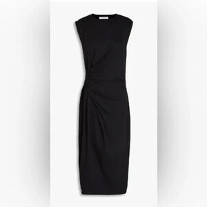 Standard James Perse Womens Draped Tank Bodycon Sleeveless Dress Size 3 L Black